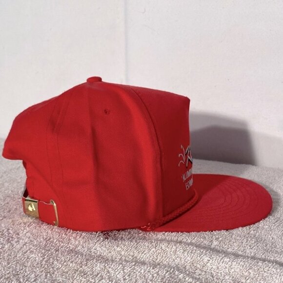 Vintage Kim Co Aluminum Specialists Edmonton Alta Red Trucker Hat - Picture 3 of 8